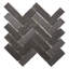 Aspera 12,72 po X 13,53 po Carreau de mosaïque de plancher et de mur en porcelaine mate Herringbone (10,71 pieds carrés / caisse)-123537174