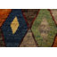 Grand tapis marocain noué à la main Trellis 11 x 14