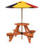 Herlef Kids 2 Piece Solid Wood Round and Chair Set-162848012