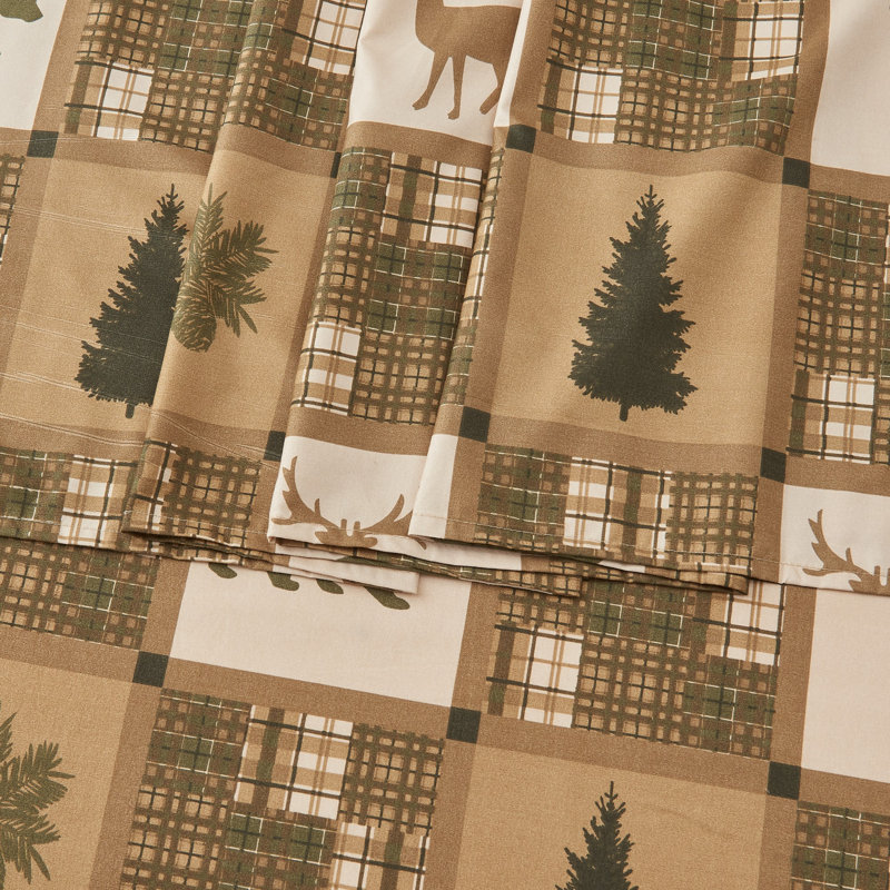 Ultra Soft Lodge Printed Microfiber Sheet Set, Lodge - Stonehurst, Full