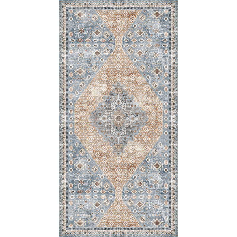 Jonathan Blue Easy to Clean Vinyl Rugs, Runner 2' x 6'