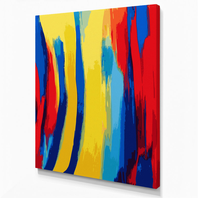 Art abstrait sur toile abstrait, H 24 po x l 20 po