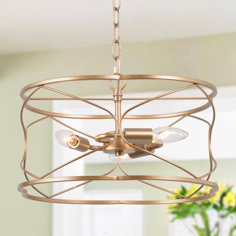 Luminaire suspendu moderne 3 lumières Glam Cage