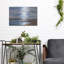 Art mural luxueux en métal «Iles» par Silvia Vassileva, 16 po x 12 po