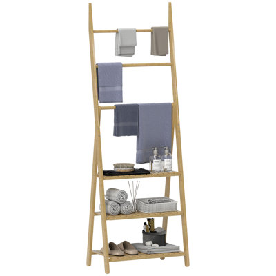 Stefhany Bamboo Bathroom Shelves