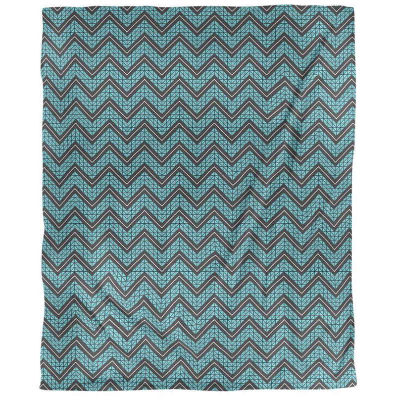 Tissu décoratif à la main, Sergé de coton, L 58 po x l 36 po, Bleu sarcelle