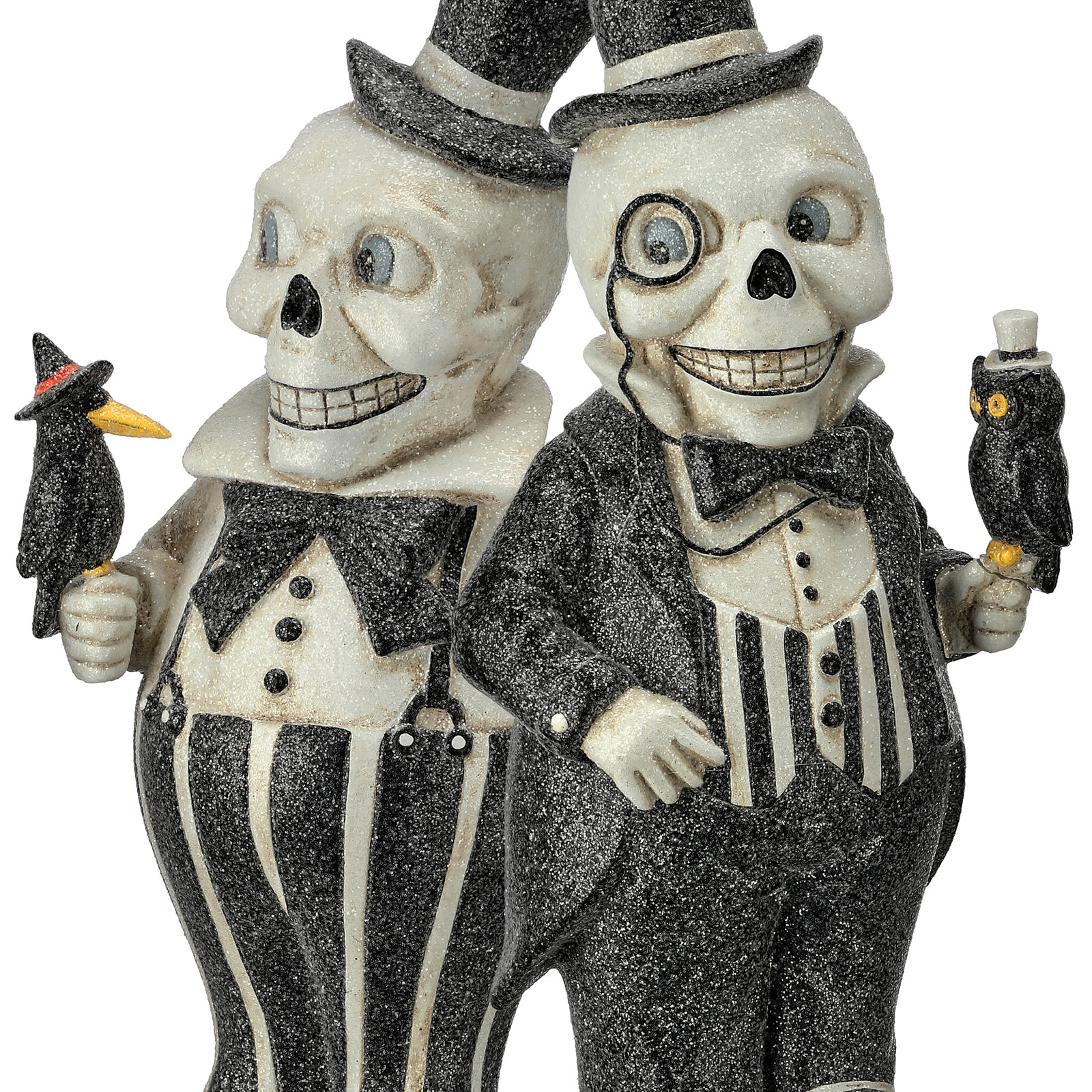 Lichter 2-Piece Halloween Skeleton Figurine Set