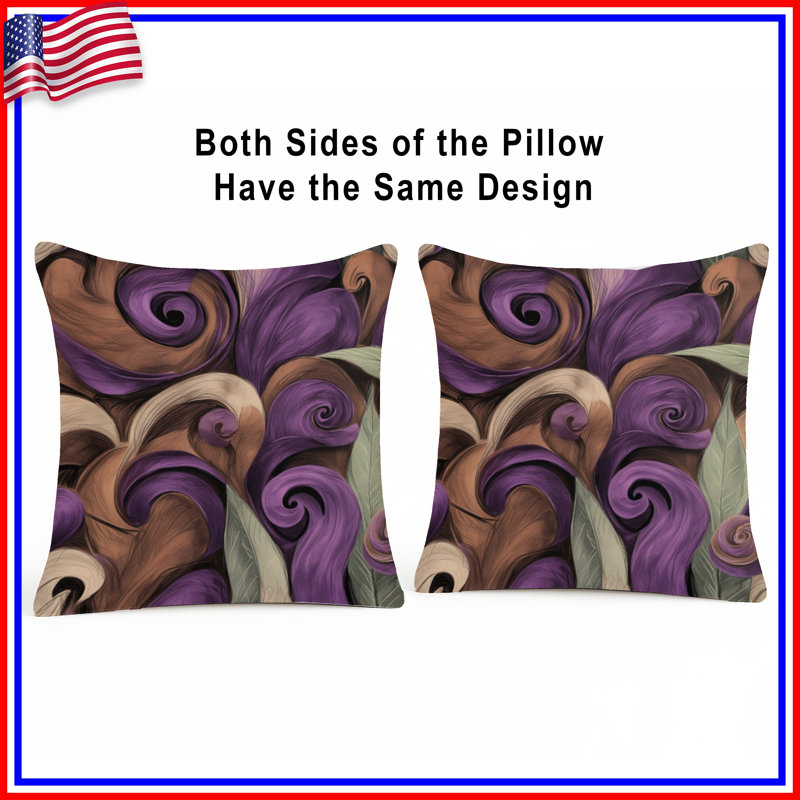 Coussins Swirling, 20 po x 20 po