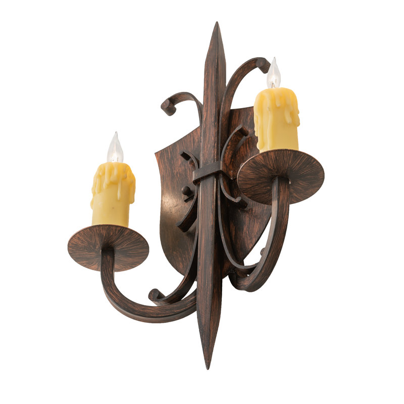 Shield 2 - Light Candle Wall Light