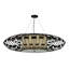 Lustre géométrique unique à 3 lumières Margo