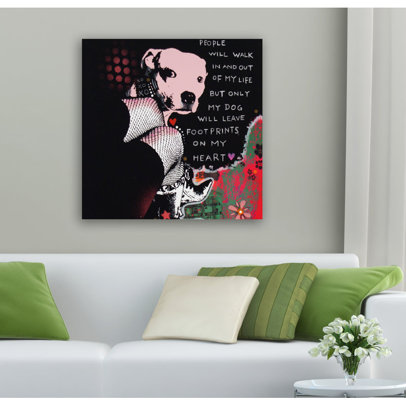 «Girl Best Friend» par Kuhnhenn, impression, H 16 po x l 16 po x P 0,125 po, Sans cadre, Pas de tapis