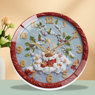 Horloge murale de Noël