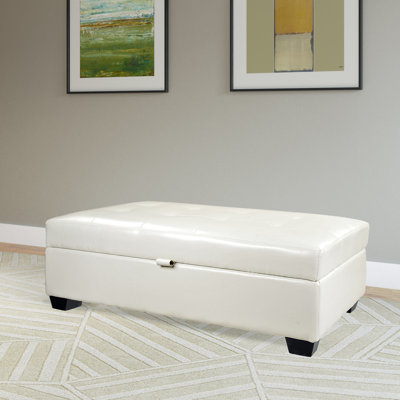 Aadvika Faux Leather Ottoman