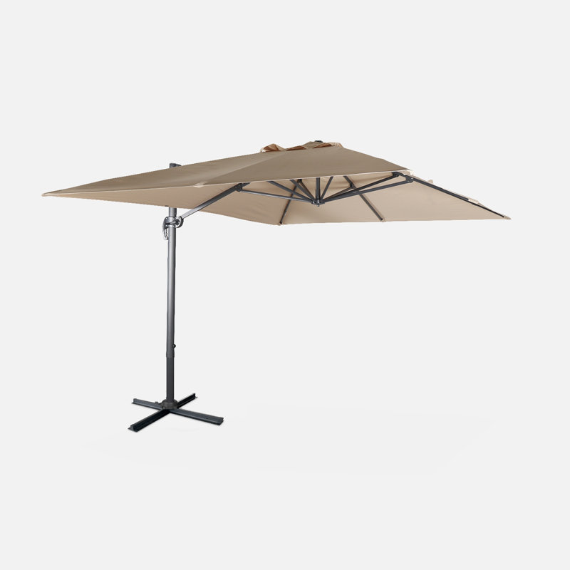 Camilya 380cm Cantilever Parasol, Beige