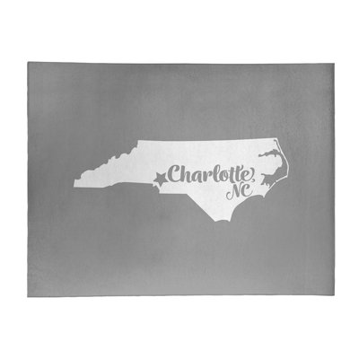 Tapis de poly-chenille en poly-caroline du nord charlotte