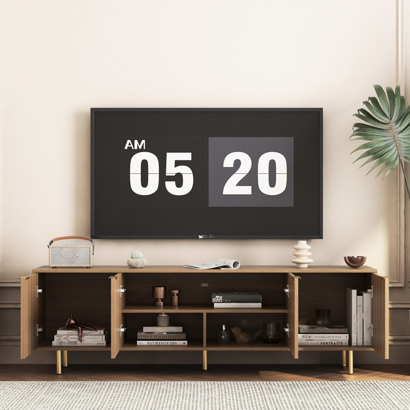 Meuble télé 68 po Modern, Brun