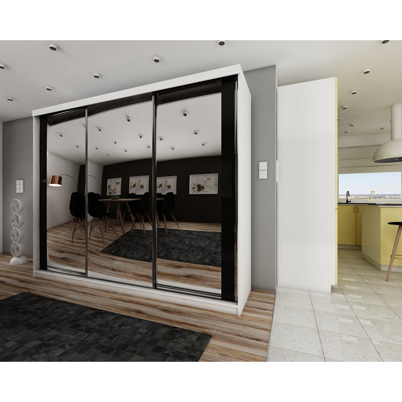 Makaleb Solid + Manufactured Wood Wardrobe, White