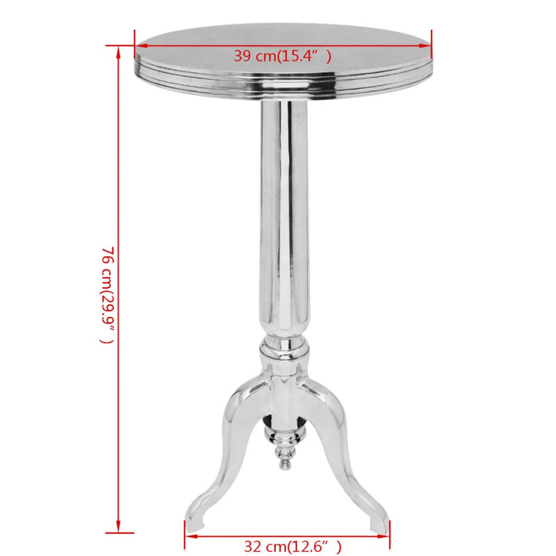 Prades Pedestal End Table