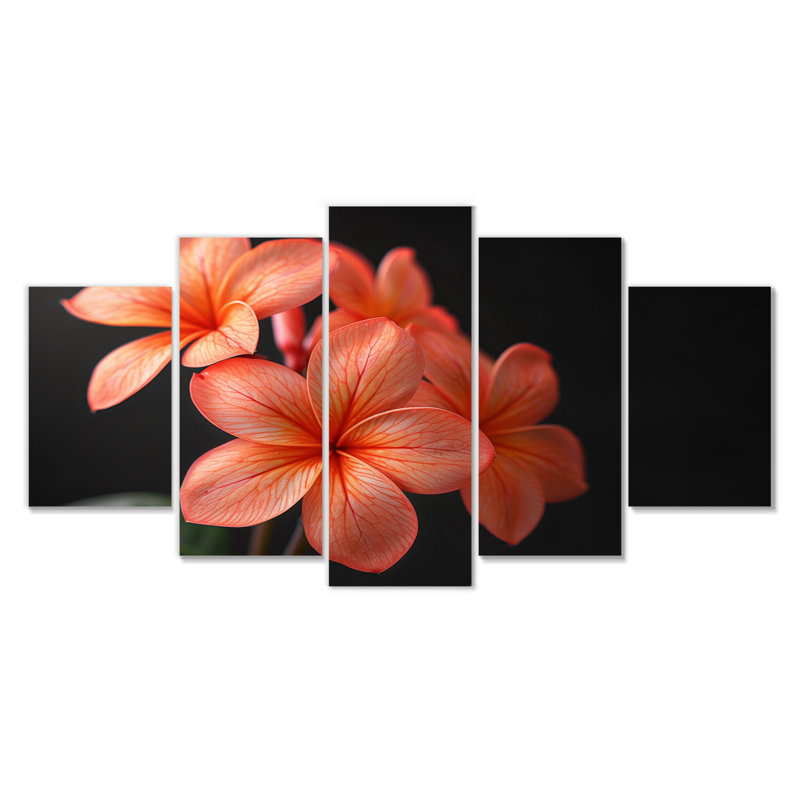Ensemble de décoration murale Kinsumer - Plumeria