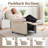 KORSER Recliner Chair, Pushback  Recliner For Living Room, Small Recliner For Small Space, Side Pockets-1832708856