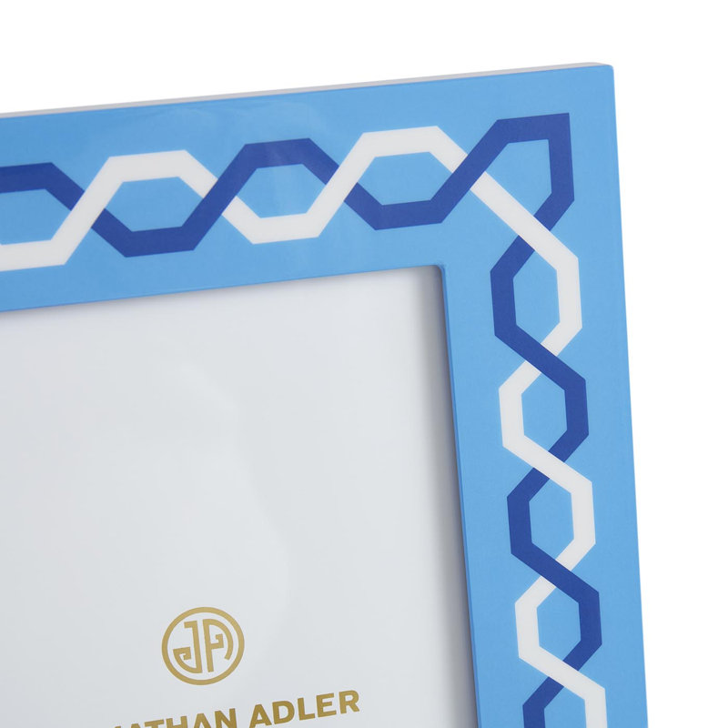 Rectangle Picture Frame, Blue, 5' x 7'