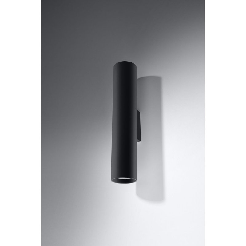 Jacky Flush Mounted Sconce, Black