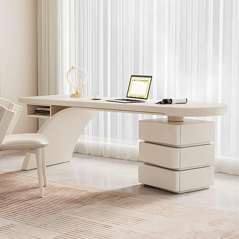 Le bureau et la table d'écriture sont modernes et simples, H 29,53 po x l 55,12 po x P 27,56 po