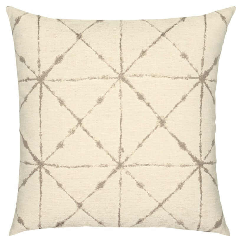 Trilogy Throw Square Indoor/Outdoor Pillow Cover & Insert by Elaine Smith, Indigo, 22"H x 22"W