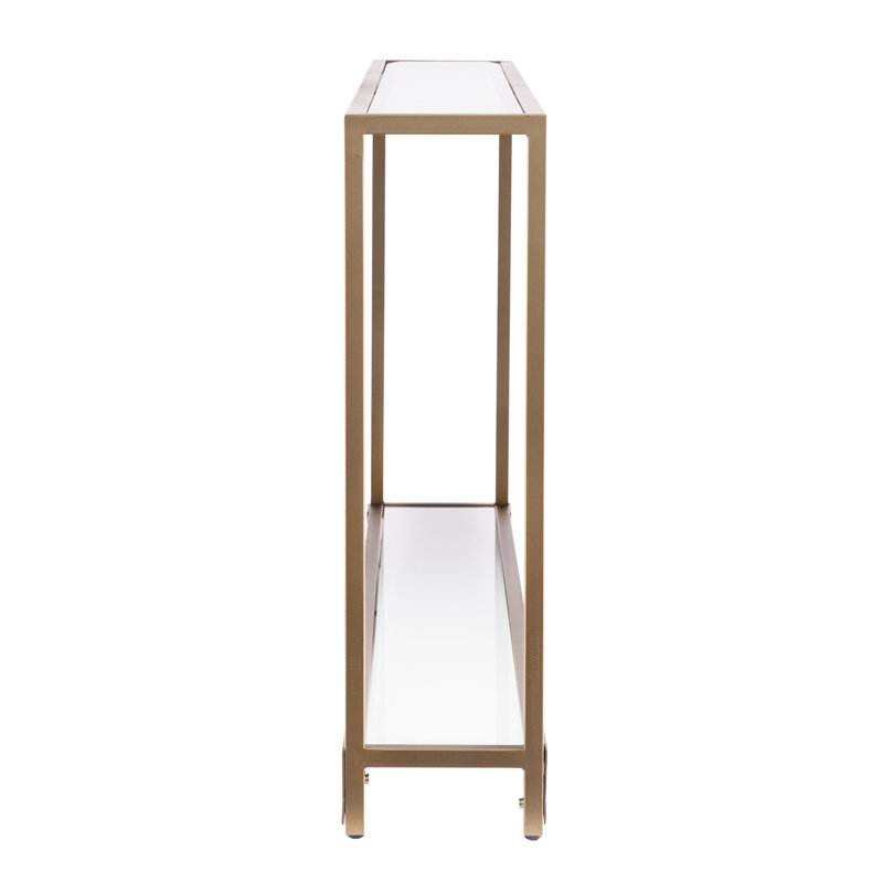 Charlie-Adam 56'' Console Table, Gold, 30" H x 56" W x 8" D