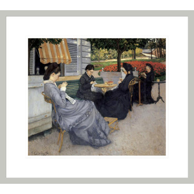 Portraits dans la campagne par Gustave Caillebotte, impression giclée encadrée
