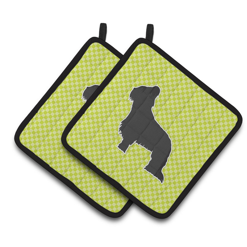 Cuisinier poignée de damier east urban home brie, Vert