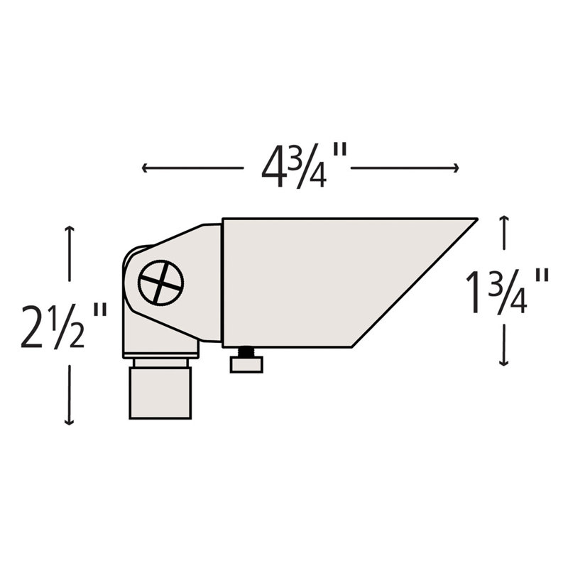 Hardy Island Spot Light, 5.4" H x 1.8” W x 4.75” D
