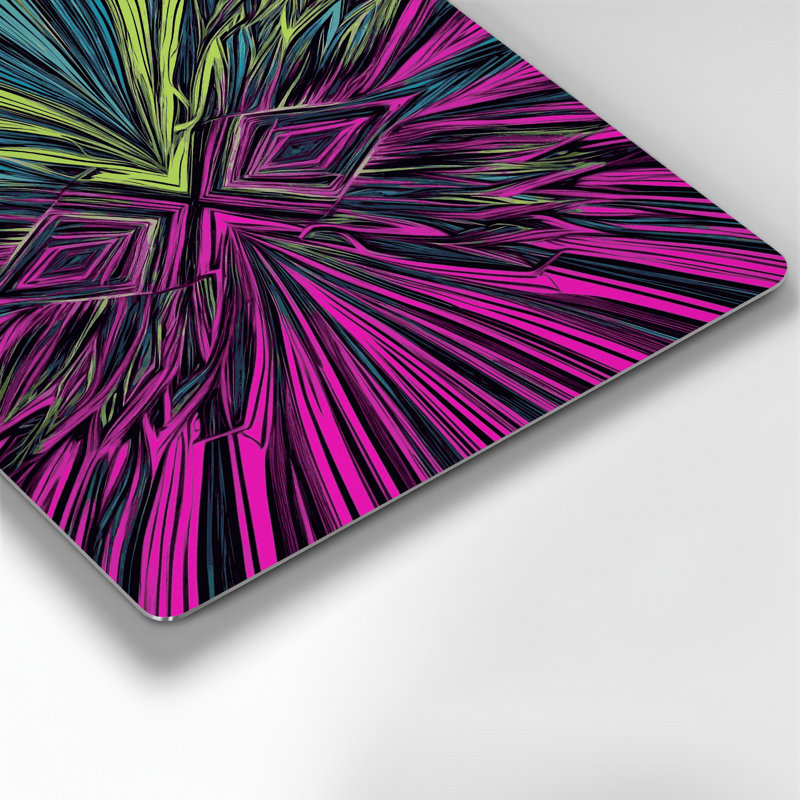 Art mural Op mauve 30, H 144 po x l 144 po x P 0,05 po