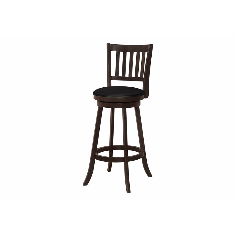 Ensemble charmant de 2 tabourets de bar pivotants avec revêtement raffiné et fabrication stable