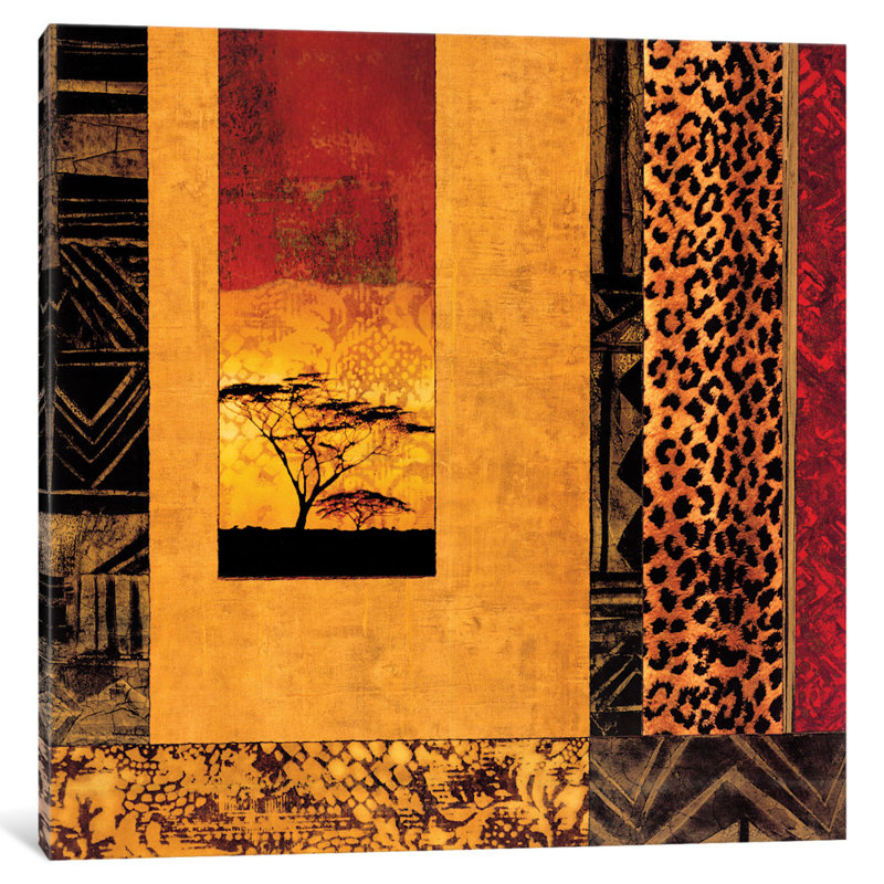 Reproduction d'art sur toile, "Africanudes I" par Chris Donovan, H 26 po x l 26 po x P 1,5 po