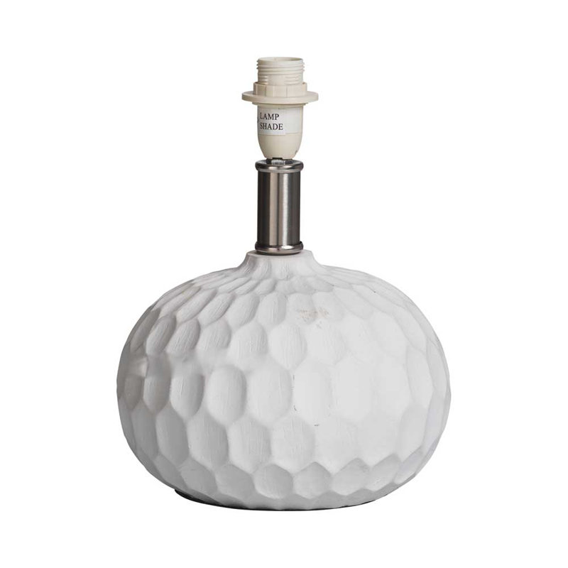 Rola Concrete Lamp Base Lamp, White