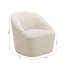Fauteuil pivotant Anson Boucle