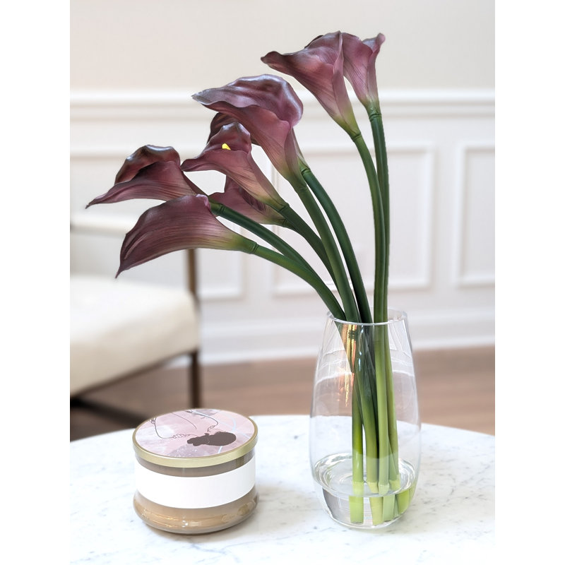 Violet Plum Calla Lily Arrangement