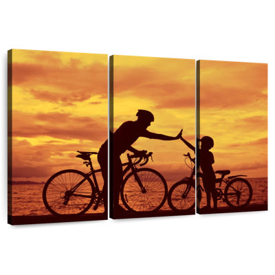 Gillard Cycling Father And Son