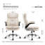 Home Office Linen Velvet Fabric Executive Chair-1401126767-1401126766