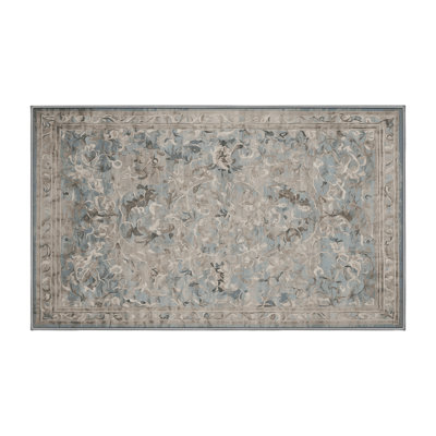 Tapis gris lavable à la machine