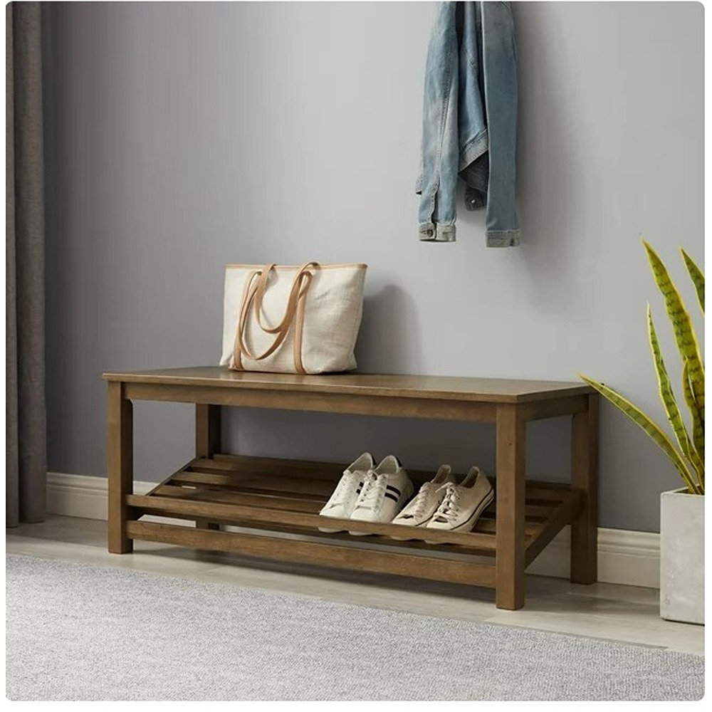 Wade Logan Adeja Shoe Storage Bench & Reviews | Wayfair