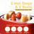 Nostalgia Retro Pop-Up Hot Dog Toaster, 2 Link and 2 Bun Capacity, With Mini Tongs, Works With Chicken, Turkey, Veggie Sausages and Brats