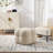 Robertas 20.9" Tufted Square Footstool Ottoman-1610552949