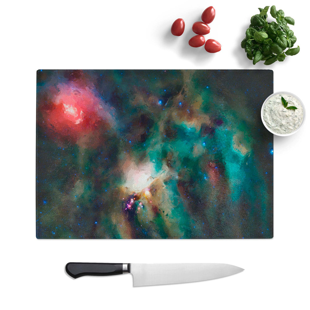 Tempered Glass Universe in Abstract Vol.22 Chopping Board