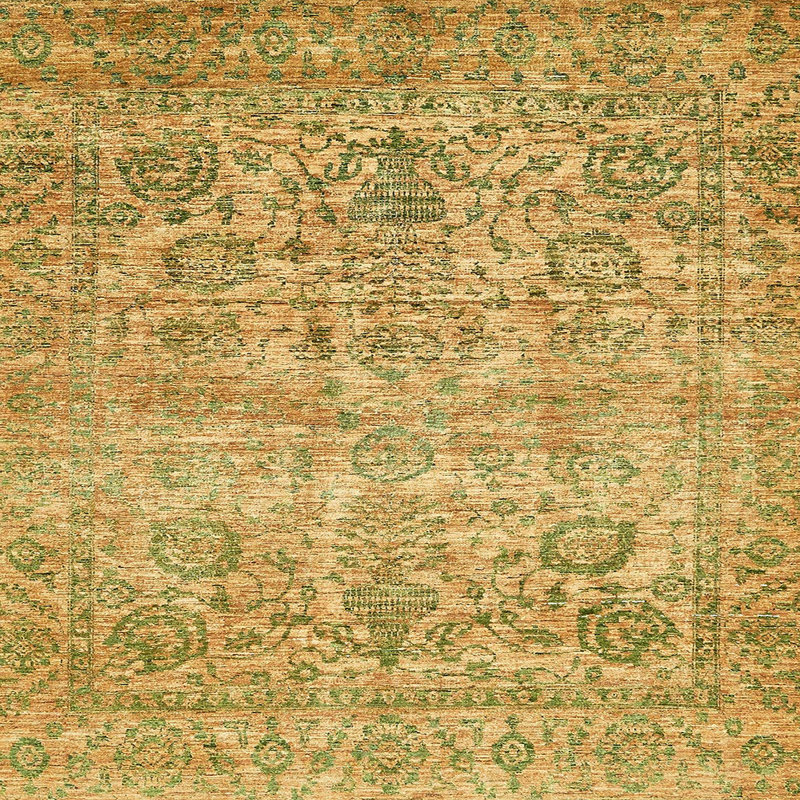 Tapis abstrait moderne 439, Carré 4 pi