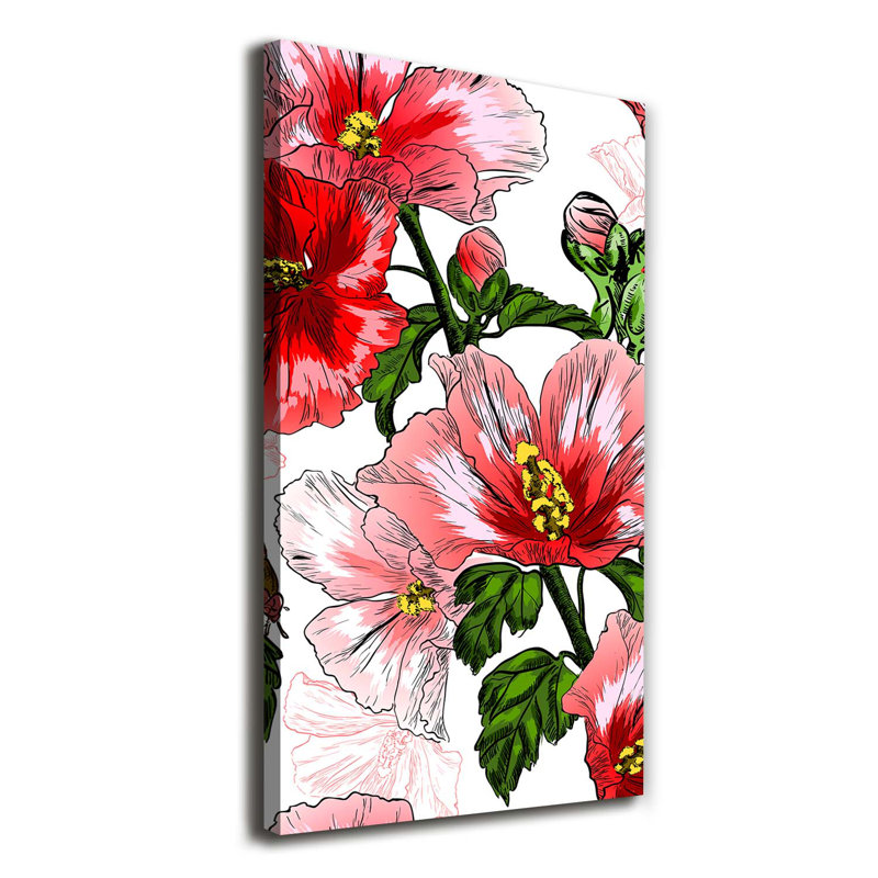 Colourful Tulips - Wrapped Canvas Print