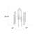 Hammons 24 - Light Dimmable Sputnik Modern Linear Chandelier