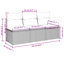 55cm Wide Patio Sofa with Cushions