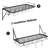 Metal Rectangle Wall Mounted Pot Rack